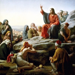 Sermon on the Mount by Carl Bloch (1877) Public Domain